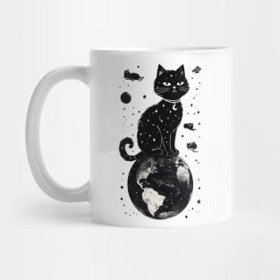 Cosmic Cat Ruler of the Universe Mug